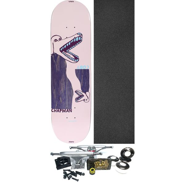 Uma Landsleds Skateboards Cody Chapman Two Barks Skateboard Deck - 8" x 31.75" - Complete Skateboard Bundle
